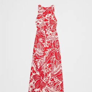 Banana Republic Halter-Neck Midi Dress